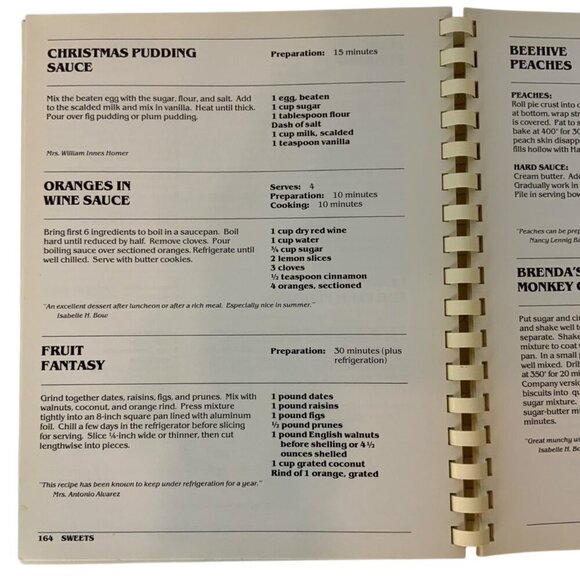 Winterthurs Culinary Collection Cookbook 3rd Edition 1985 Spiral Bound Recipes - Picture 12 of 13